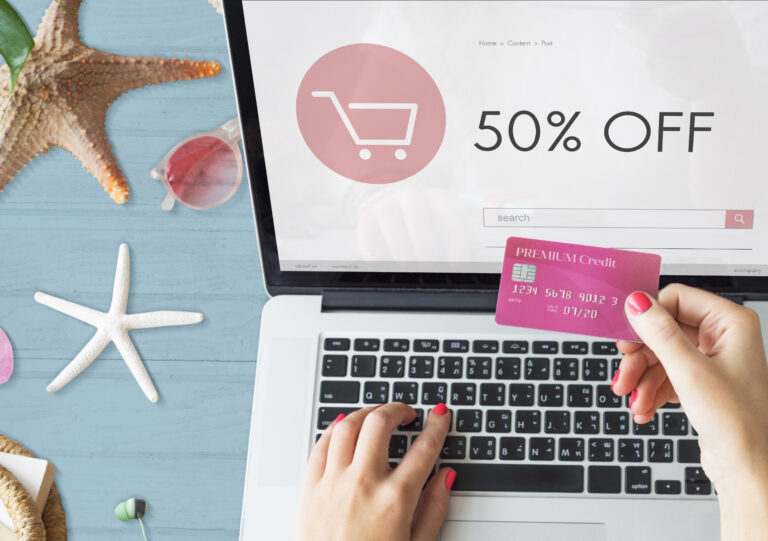 E-commerce Shop Online Homepage Sale Concept